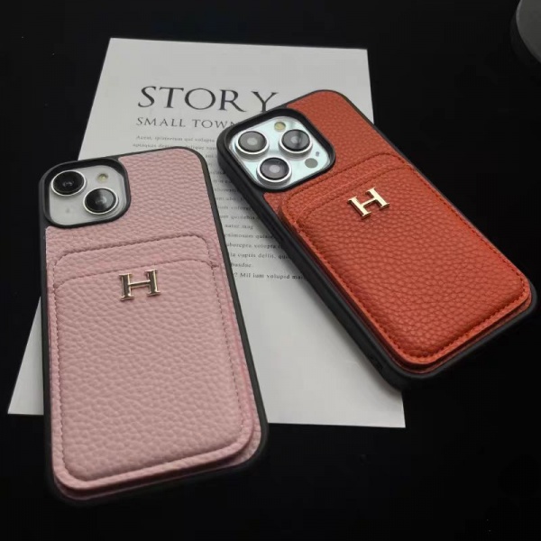 Premium protection luxury leather phone cases with card holder for iphone 15 14 13 12 11
