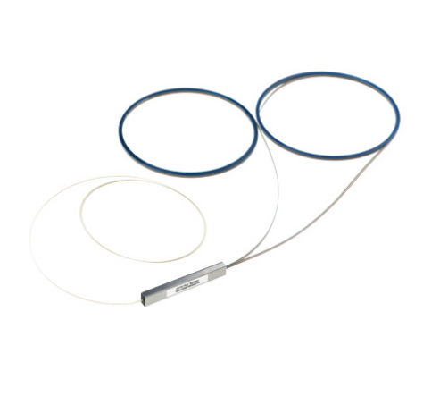2 x N PLC Fiber Splitter, Steel Tube, Bare Fiber 250μm, No Connector, Singlemode