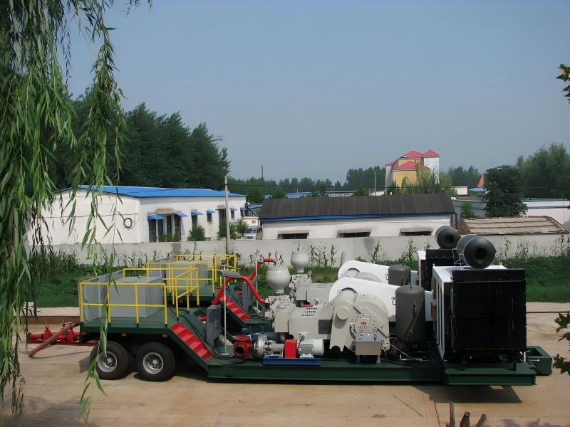 Trailer-Mounted Drilling Mud Pump Skid Unit for Mobile Operations