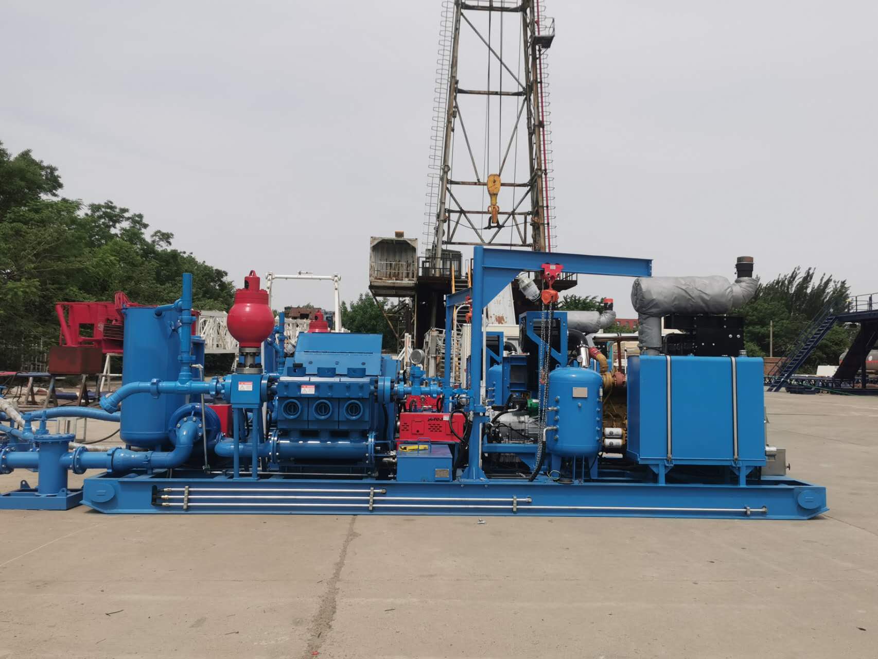 F Series Drilling Mud Pump Skids-Fully Interchangeable with OEM Mud Pumps
