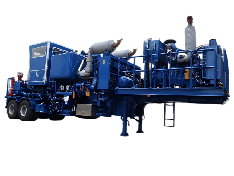 Trailer-Mounted Acidizing Pump Skid