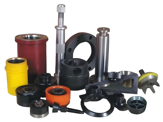 Direct replacement mud pump parts for EMSCO, GD, National – liners, pistons, valves and fluid ends