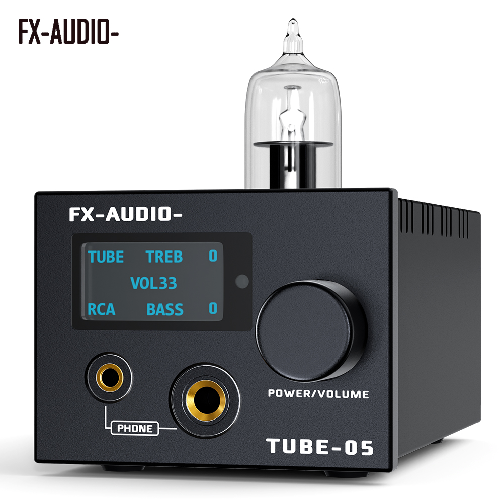 TUBE-05 12AU7 tube preamp headphone amplifier 