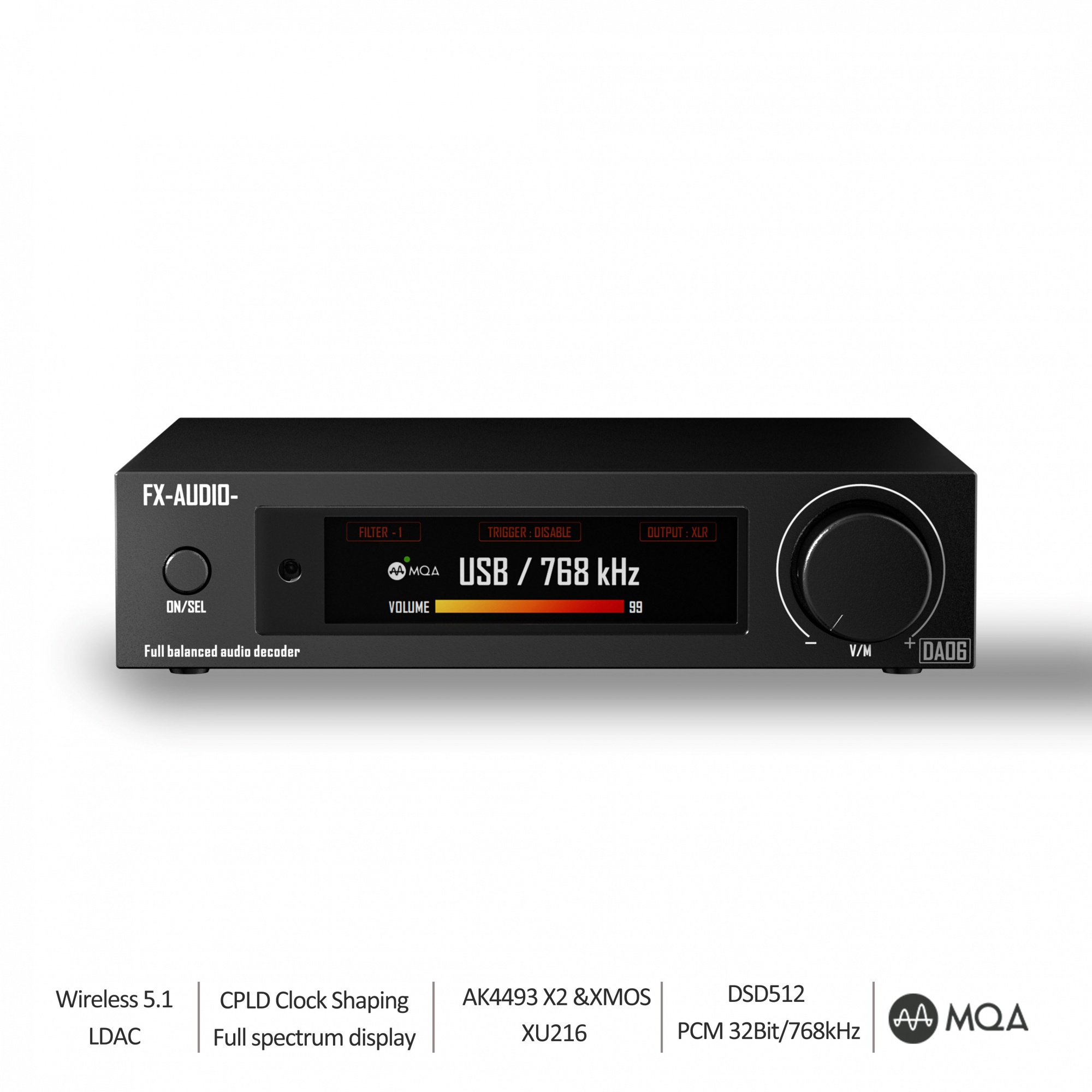 FX-DA06 High-quality audio decoder