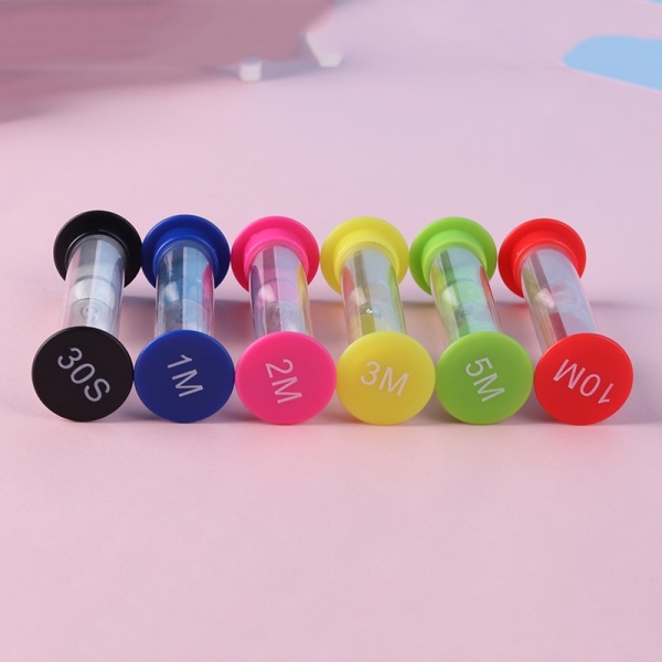 Plastic sand timer for board game