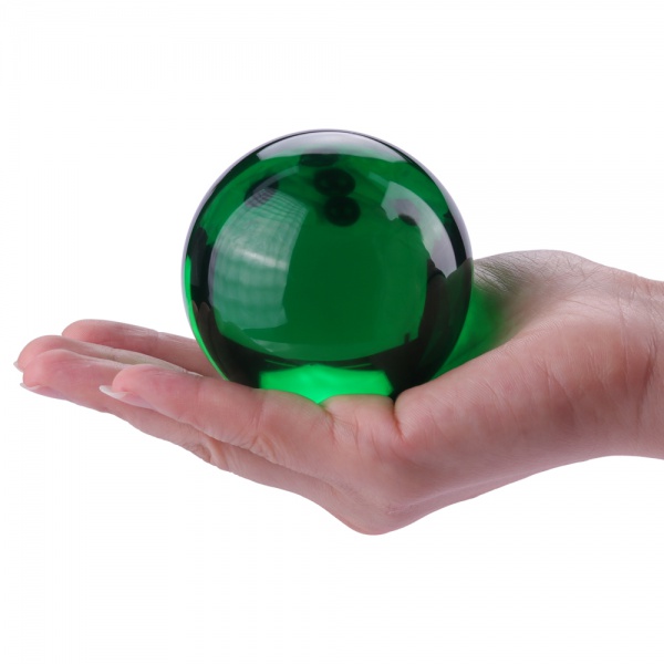 Colored resin ball