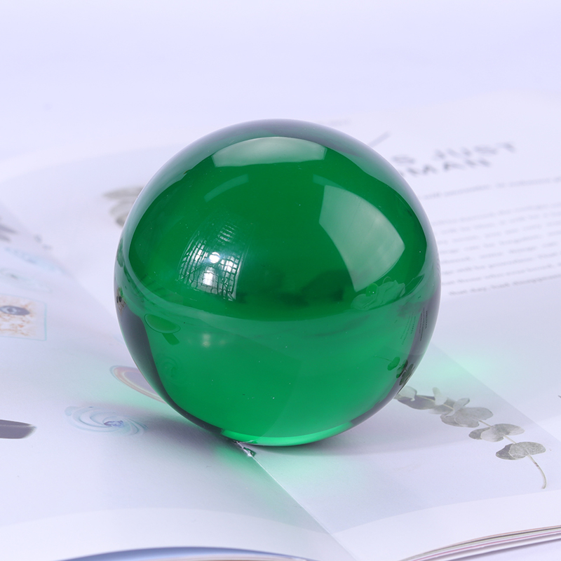 Colored resin ball