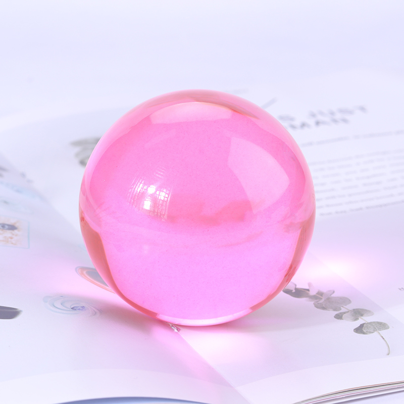 Colored resin ball