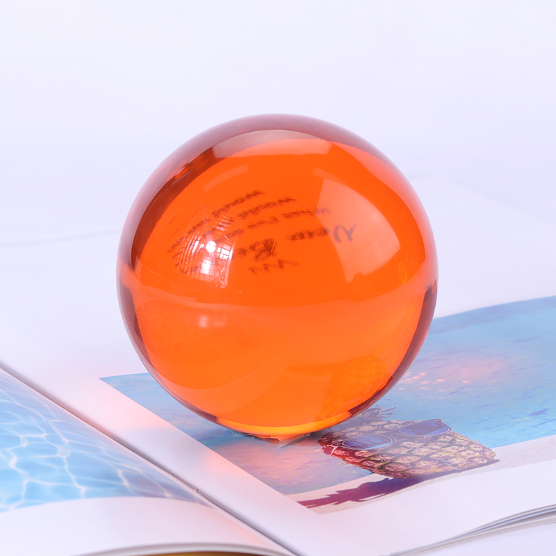 Colored resin ball