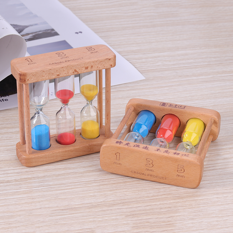 wood sand tea timer