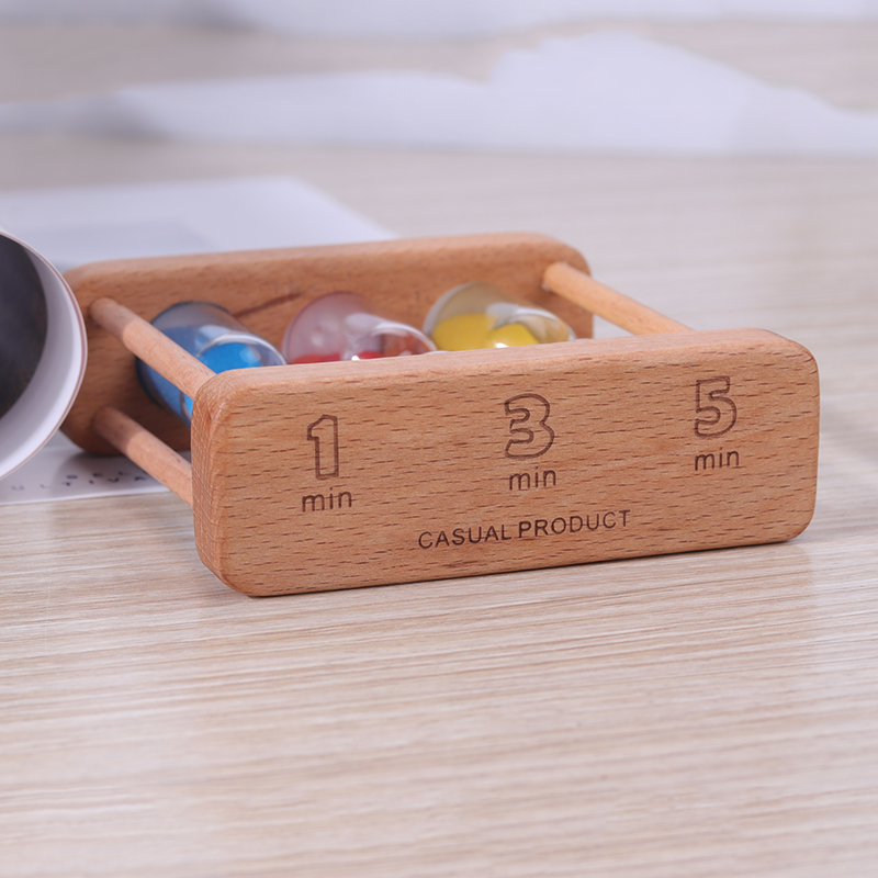wood sand tea timer
