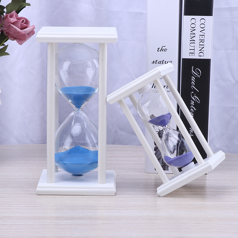 wooden frame hourglass
