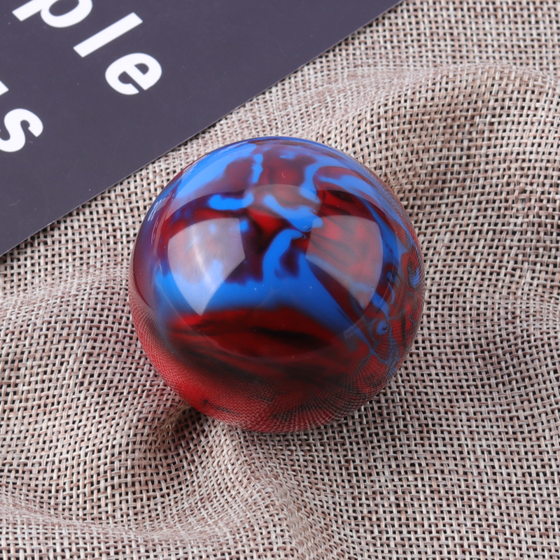 Resin ball with marble jade finish