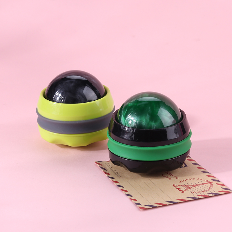 Handheld resin ball massage roller