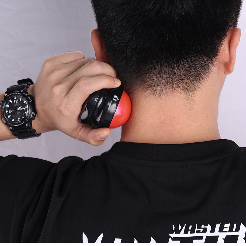 Handheld resin ball massage roller