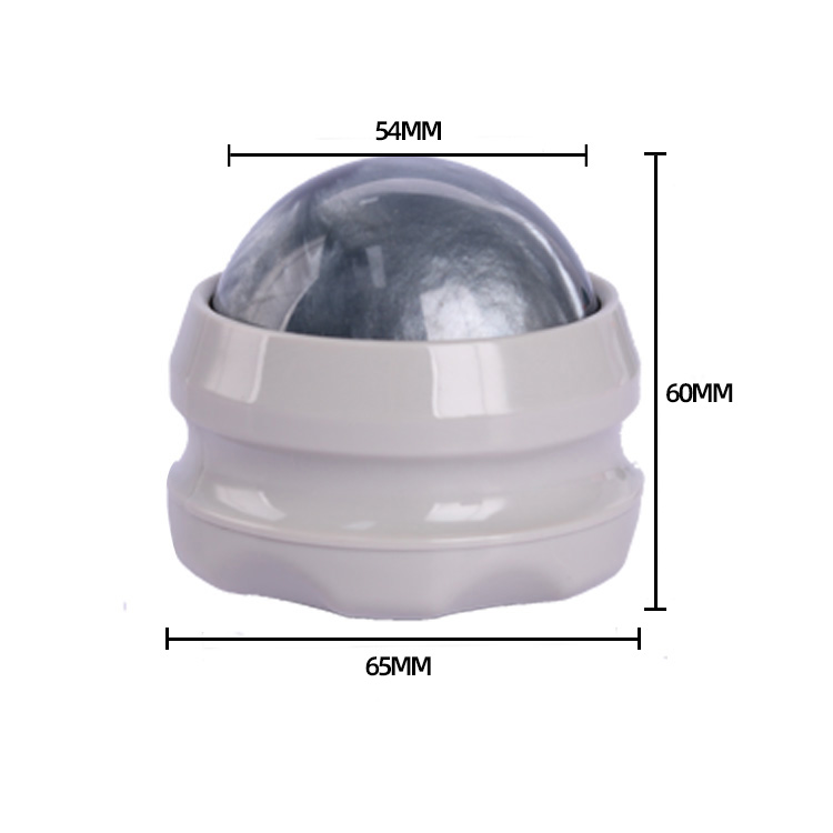Handheld resin ball massage roller