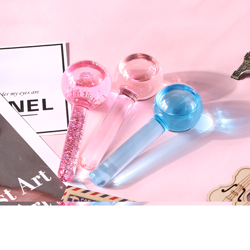 Ice globe facial massage roller