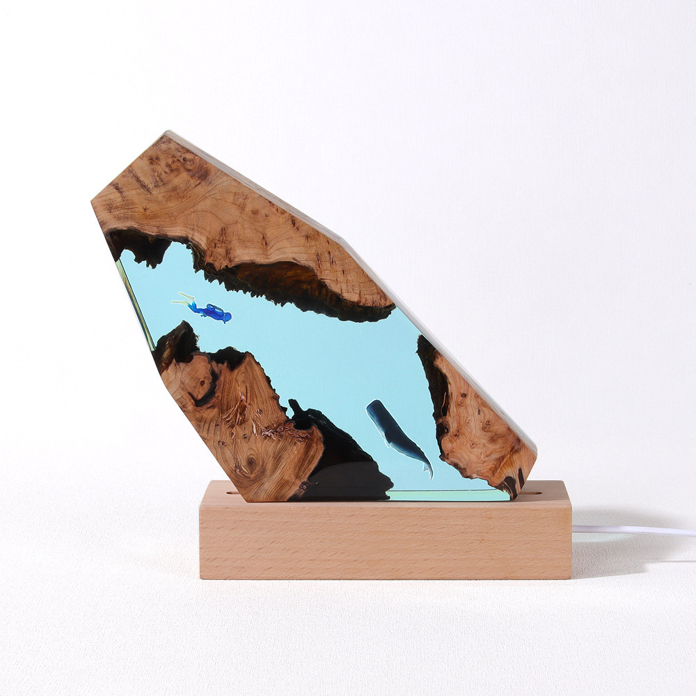 Micro landscape resin creation