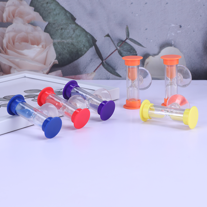 Sand timer with suction pad
