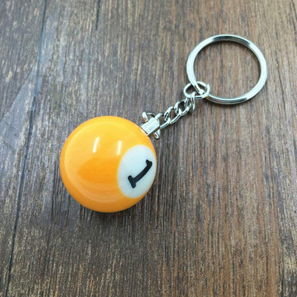 Resin ball keychain
