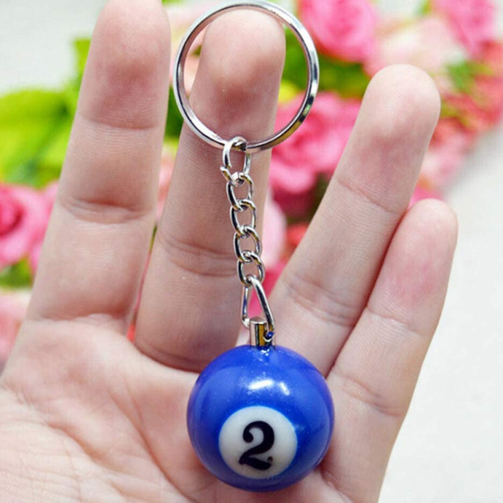 Resin ball keychain