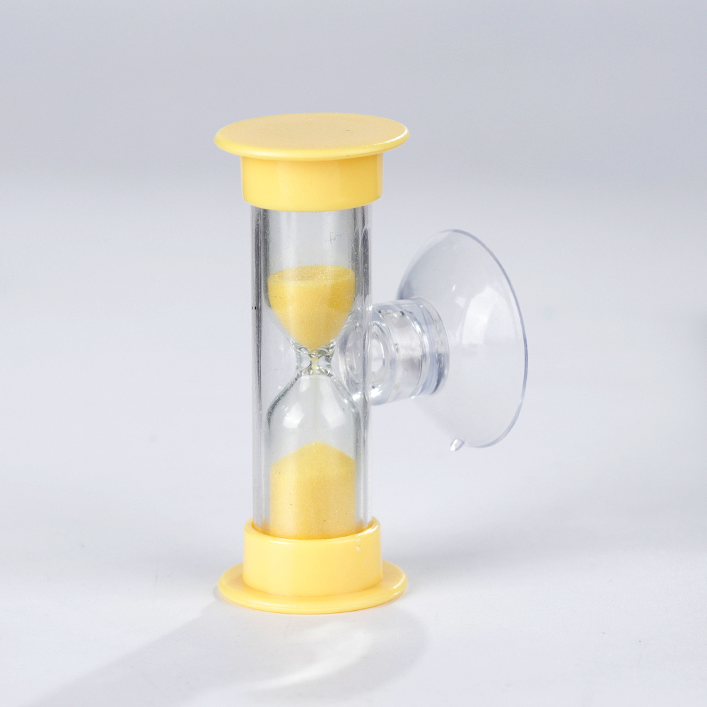 plastic sand timer with sucker
