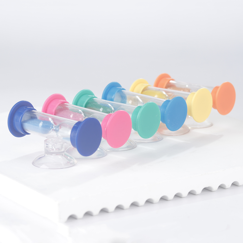 plastic sand timer with sucker