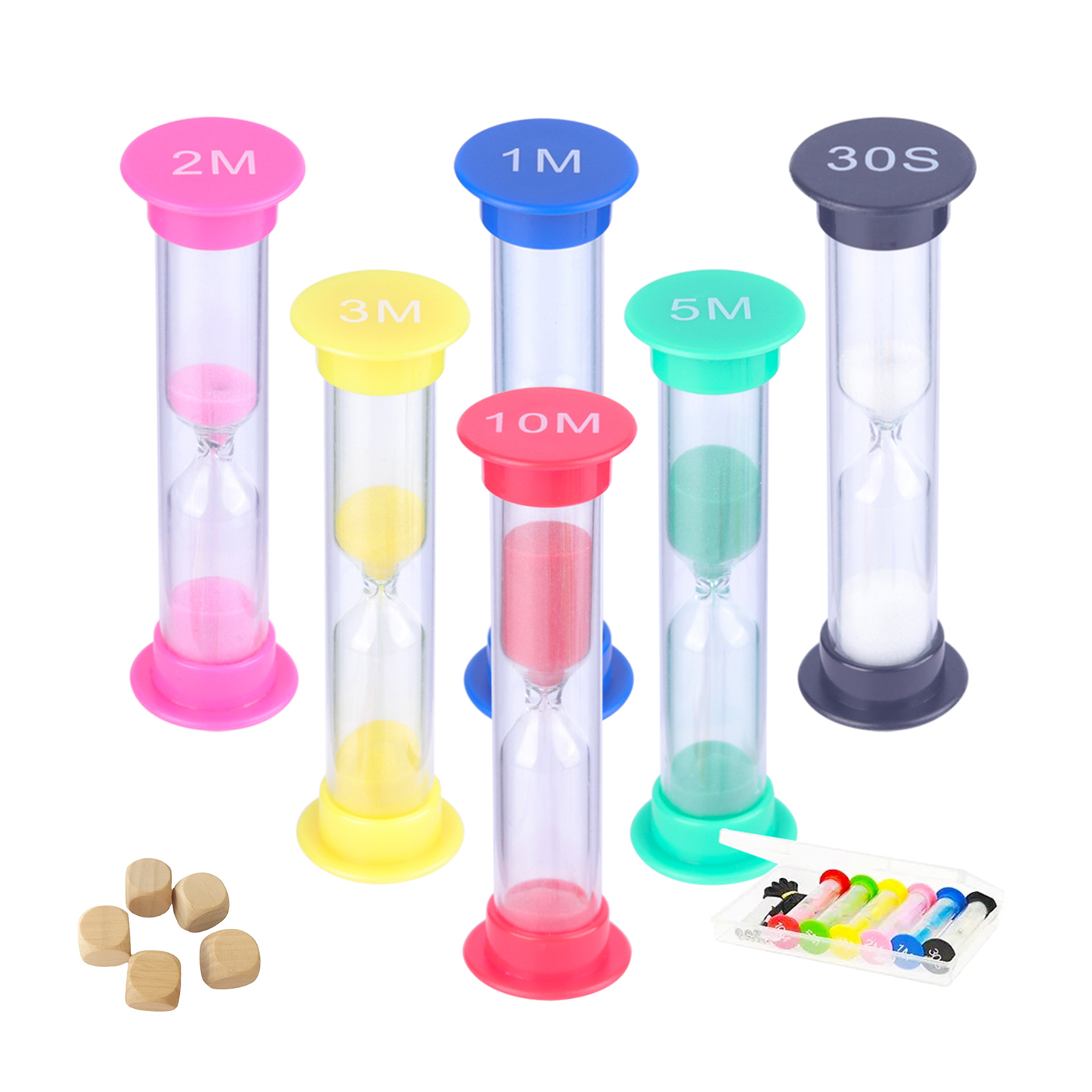 Sand timers for gaming