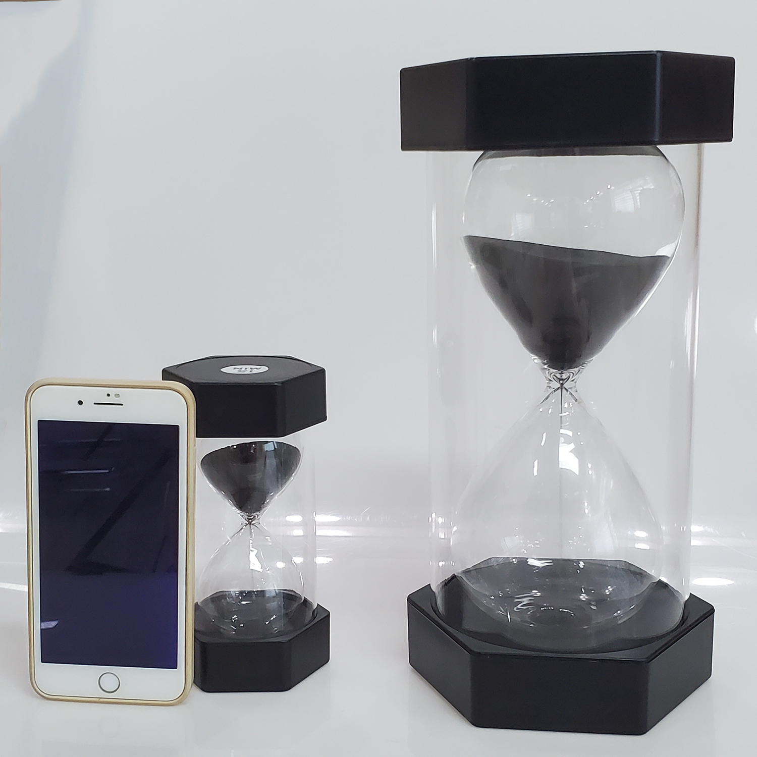 Jumbo sand timer 60 minutes blue