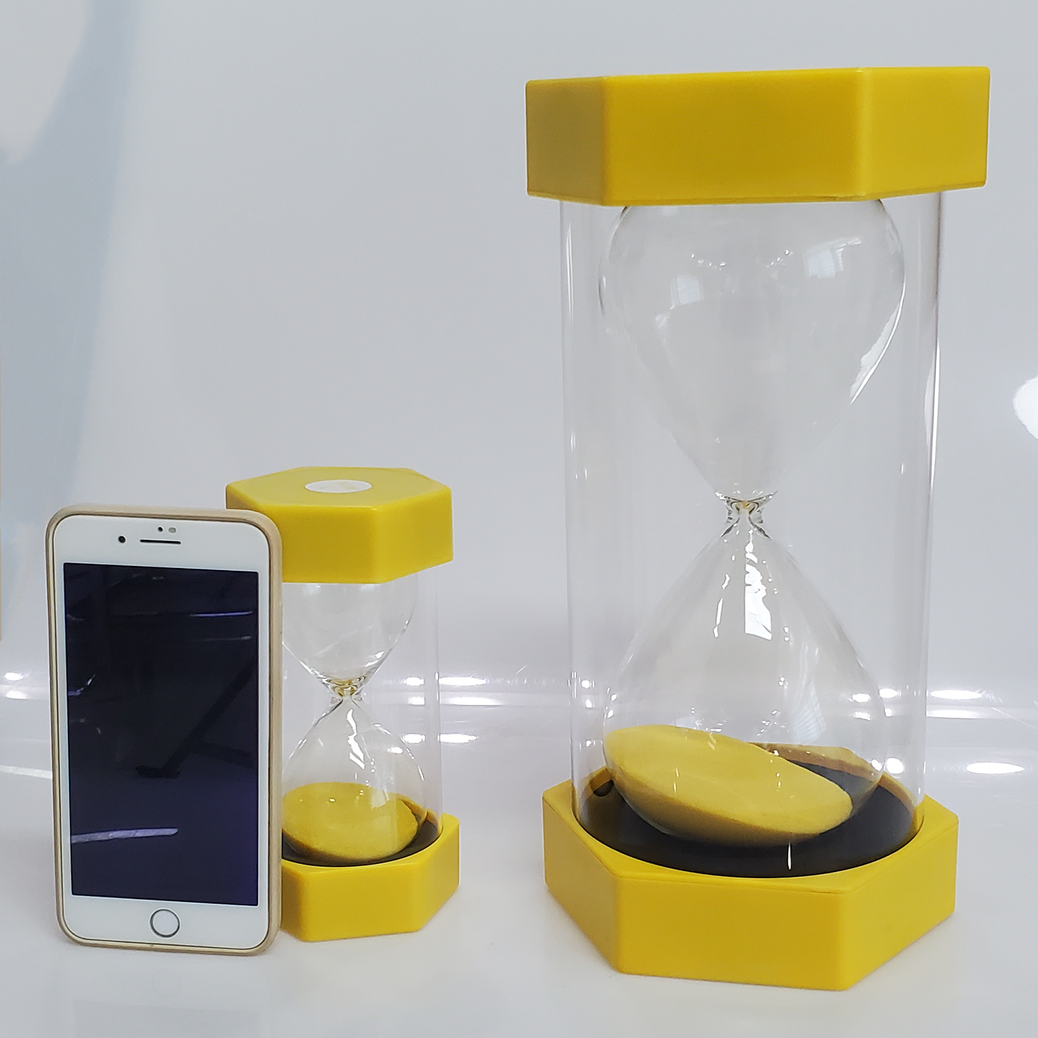 Jumbo sand timer 60 minutes blue