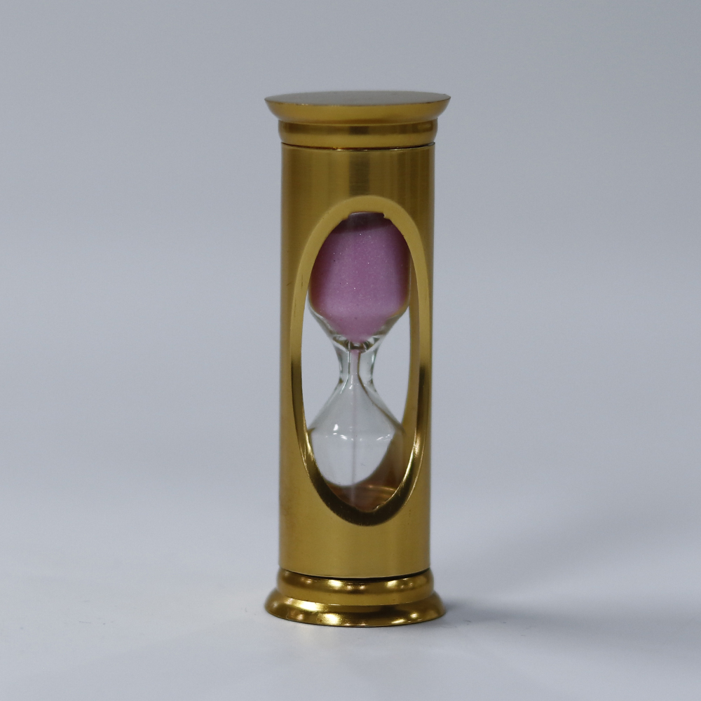 Nautical metal hourglass