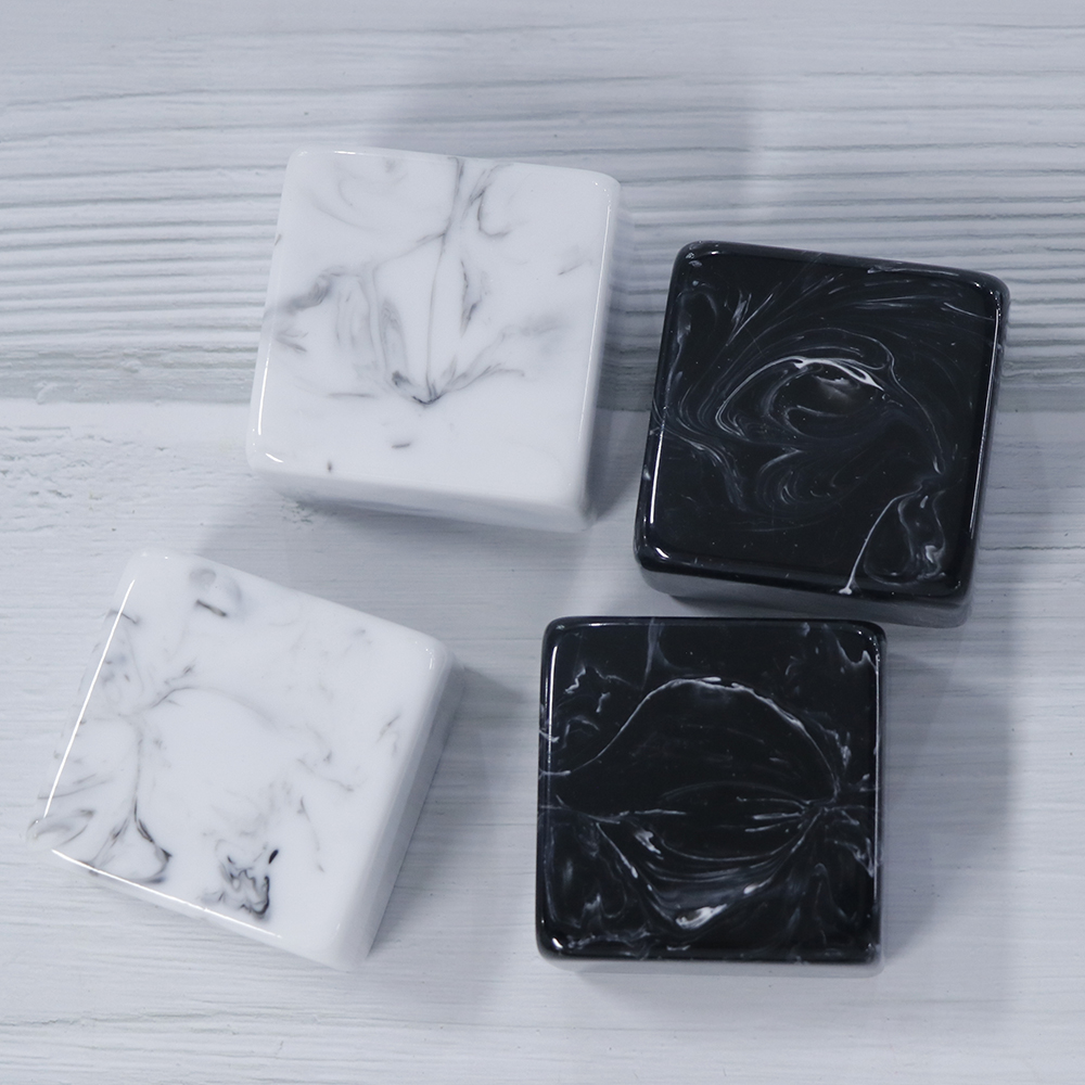 Ink wash painting effect on resin backgammon checker
