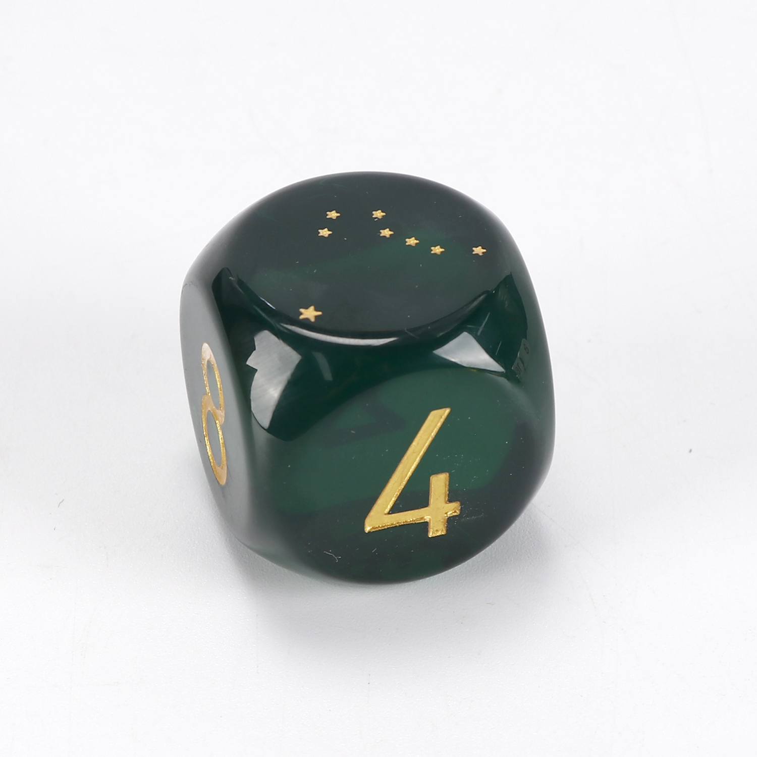 Custom backgammon doubling dice 