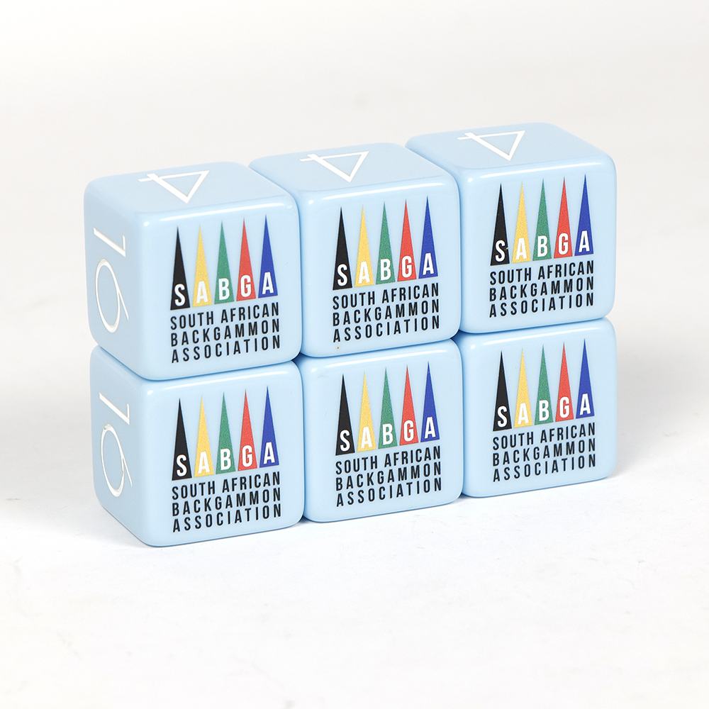 30mm custom backgammon doubling cube
