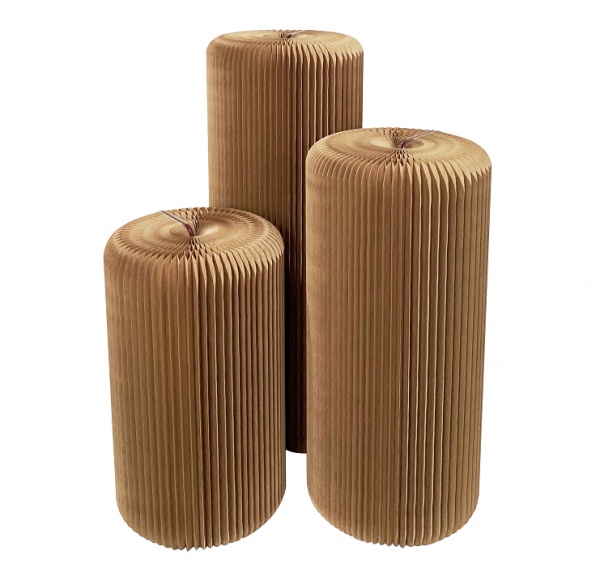 Circular columnar display stand cylindrical honeycomb display stand