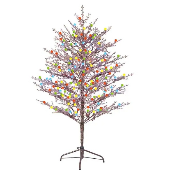 Christmas Spring Festival Atmosphere Decoration Christmas Scene Decoration Meichen DPLED Light Luminous Fruit Tree Decoration Scene