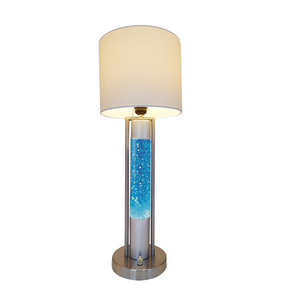 Round Glitter Desk Lamp