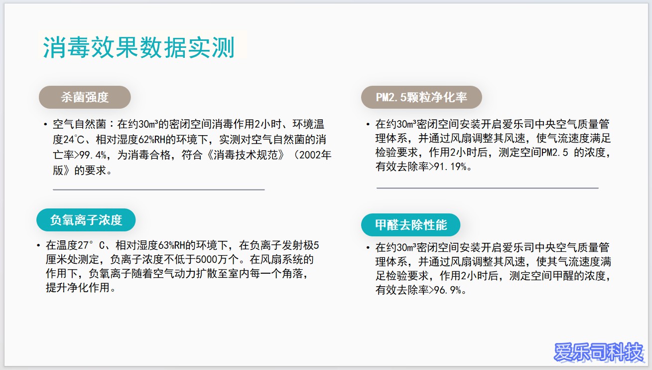 爱乐司消毒效果数据实测