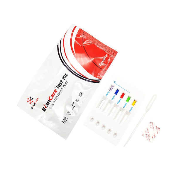 HBV(HBsAg/HBsAb/HBeAg/HBeAb/HBcAb Combo) Rapid Test Cassette (WB/S/P)