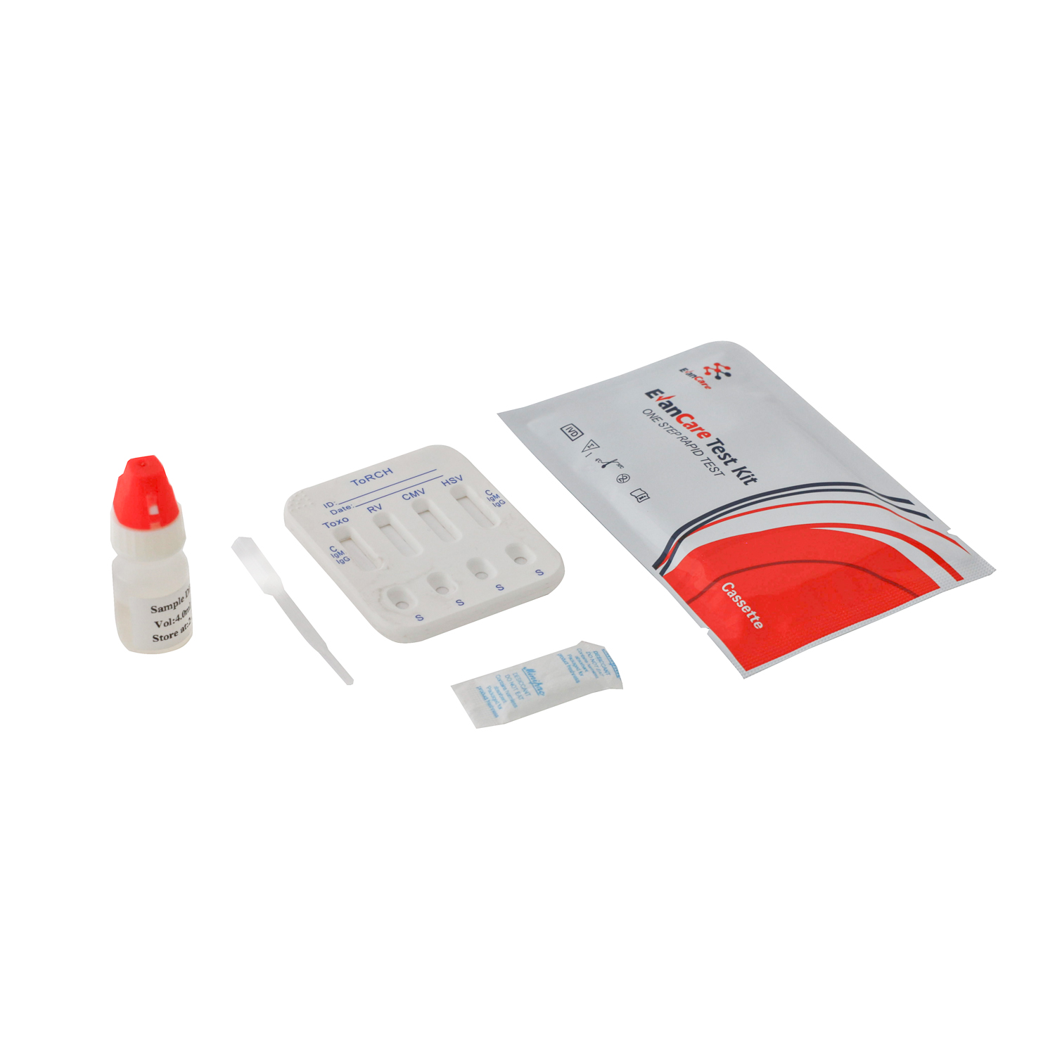 Torche 8 in 1 Ab IgM rapid test cassette （WB/S/P）