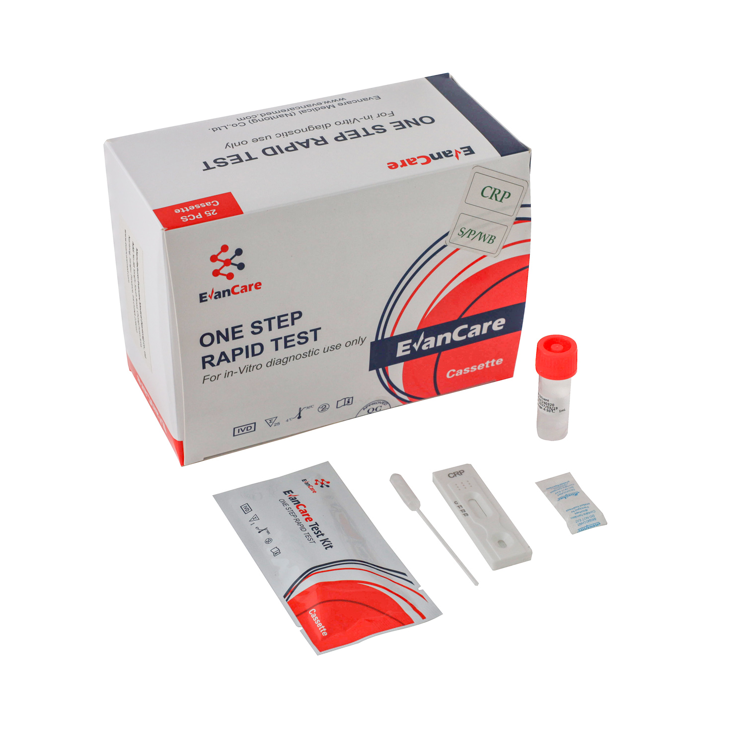EVANCARE CRP C-reactive Protein Semi-quantitative  Rapid Test Cassette （WB/S/P）