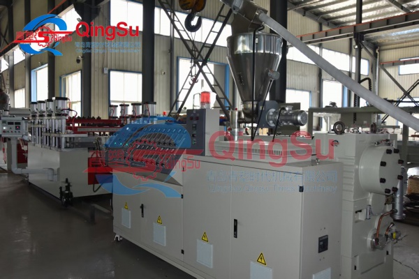 PVC construction template production line