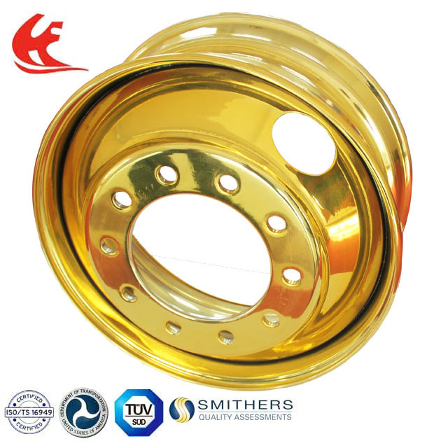 22.5X8.25 Tubeless Steel Wheels