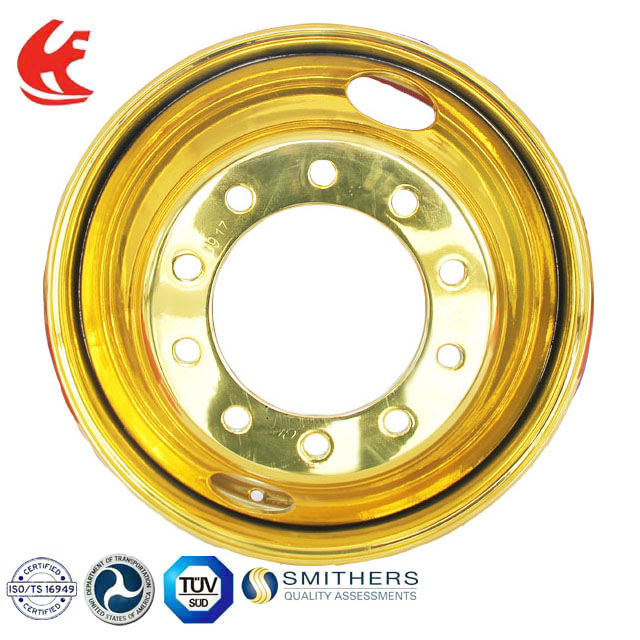 22.5X8.25 Tubeless Steel Wheels