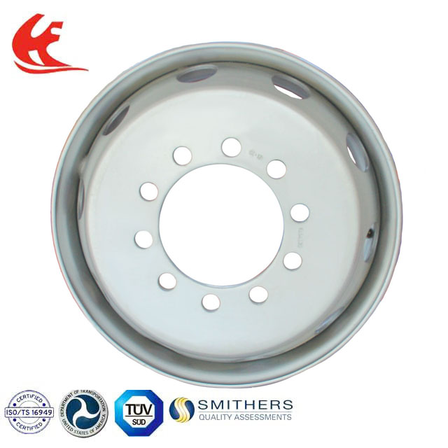 19.5x6.75 Tubeless Steel Wheels
