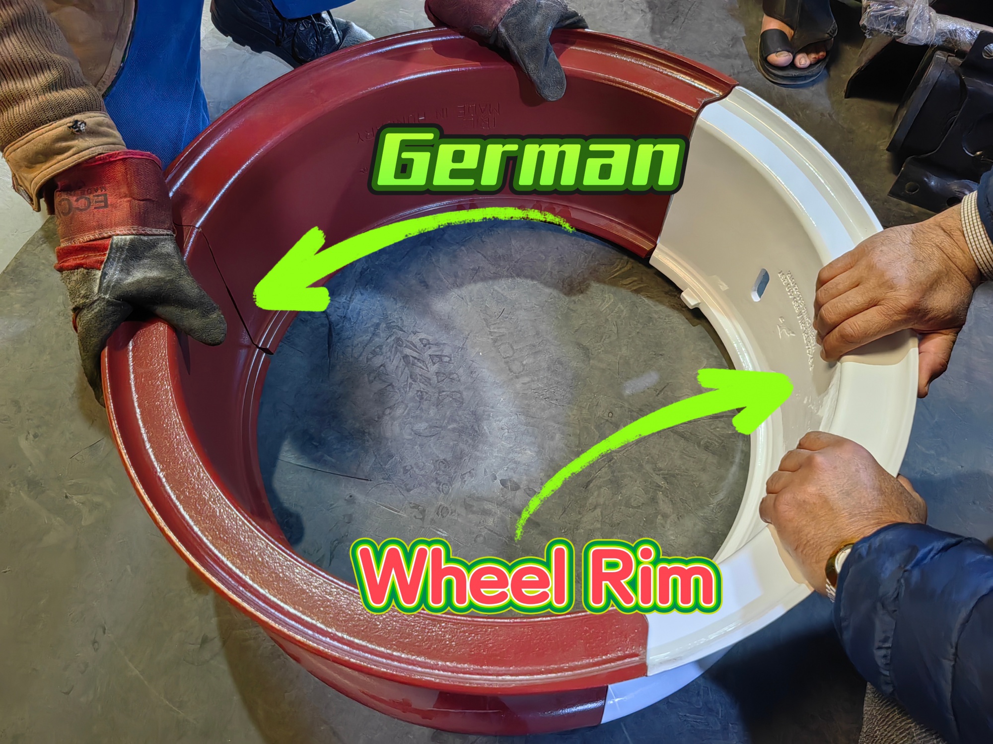 8.5-20 Three Piece Wheel Rim