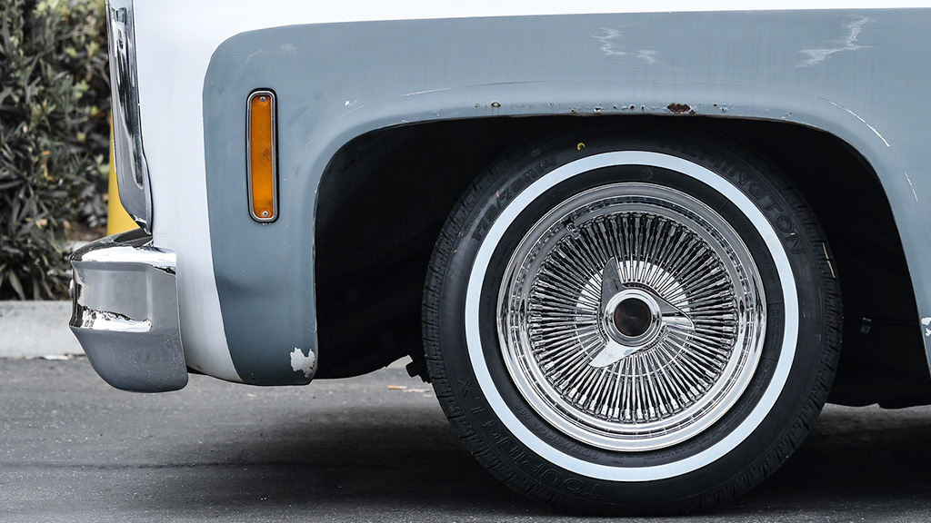 13x7 all chrome wire wheel 100 spoke