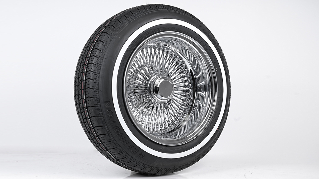 13x7 all chrome wire wheel 100 spoke