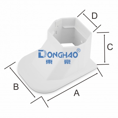 （409）1-2P直出穿墙护罩