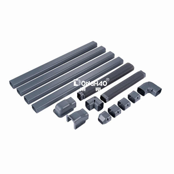 1-5P灰色管槽整体配件